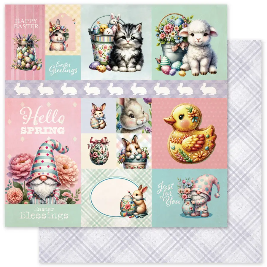 Easter Time Basics A 12 X 12 Paper (12 Pc Bulk Pack) 34092 1