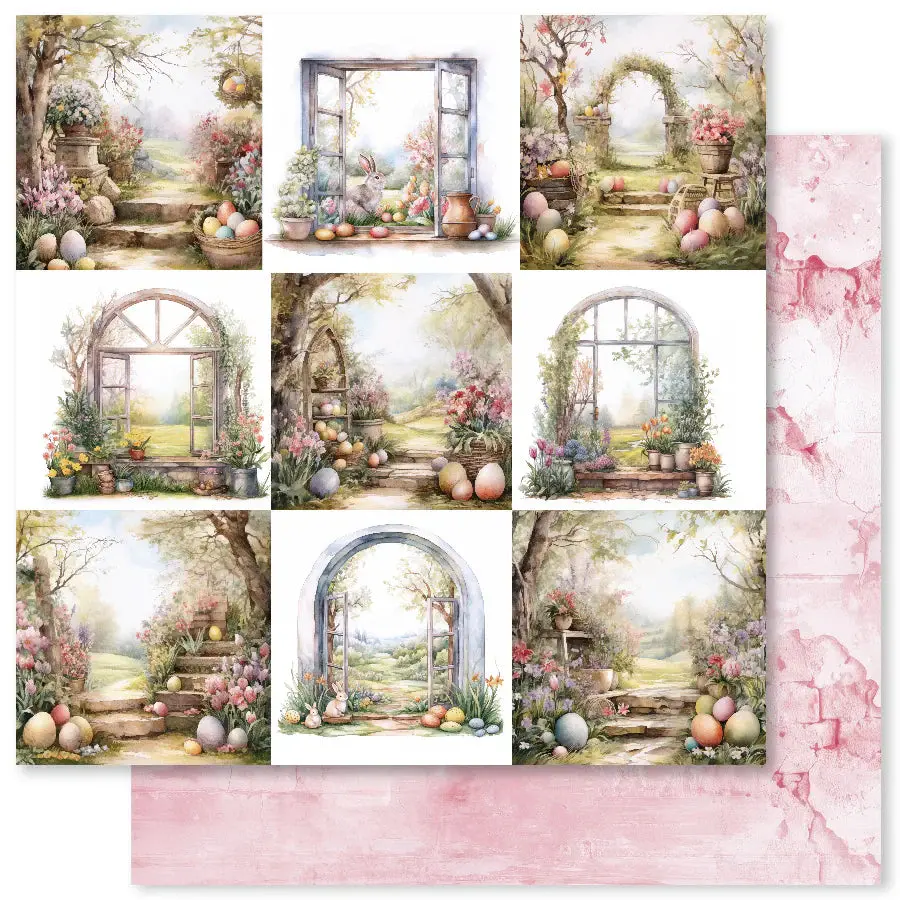 Easter Time D 12X12 Paper (12Pc Bulk Pack) 31851 1