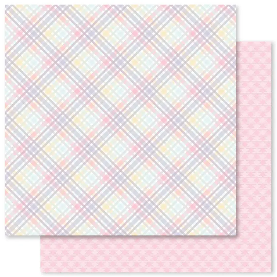 Easter Time Plaids A 12X12 Paper (12Pc Bulk Pack) 31812 1