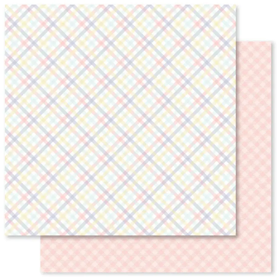 Easter Time Plaids E 12X12 Paper (12Pc Bulk Pack) 31824 1