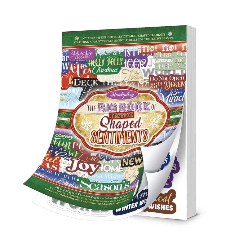 The Big Book Of Festive Shaped Sentiments 1