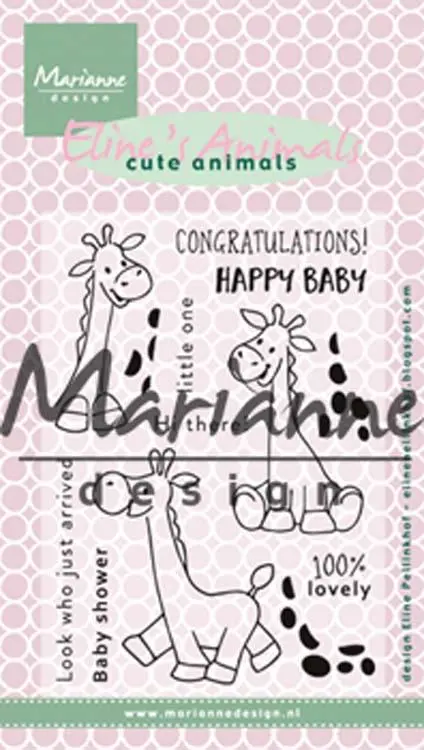 Marianne Design Stamps Eline's Giraffe 1