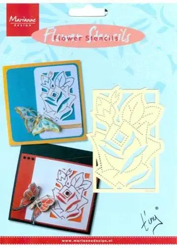Marianne Design Flower Stencil 1
