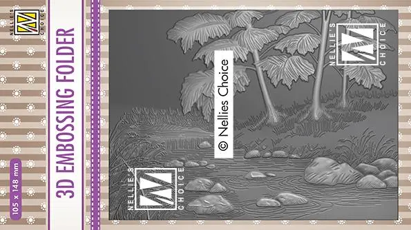 3D Embossing Folders Waterfall 1