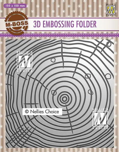 3D Embossing Folders Grow Rings 1