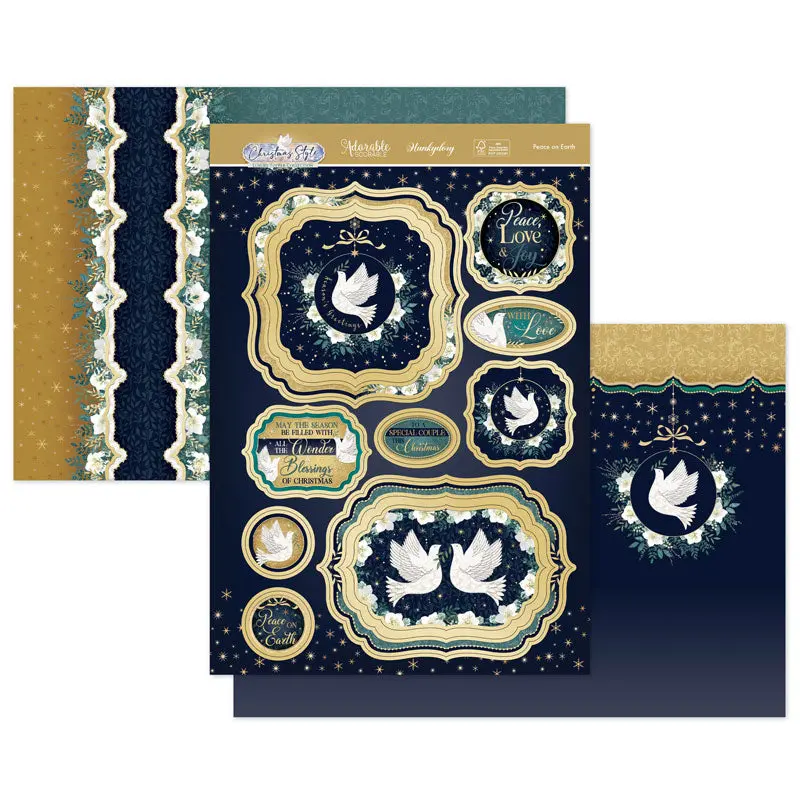 Peace On Earth Luxury Topper Set 1