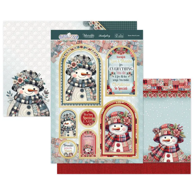 Snow Much Love Luxury Topper Set 1