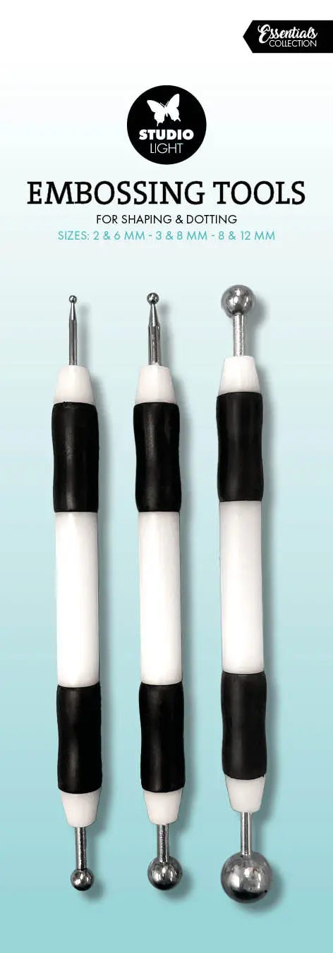 Sl Embossing Tools 2 & 6Mm - 3 & 8Mm - 8 & 12Mm Essentials Tools 3 Pieces 1