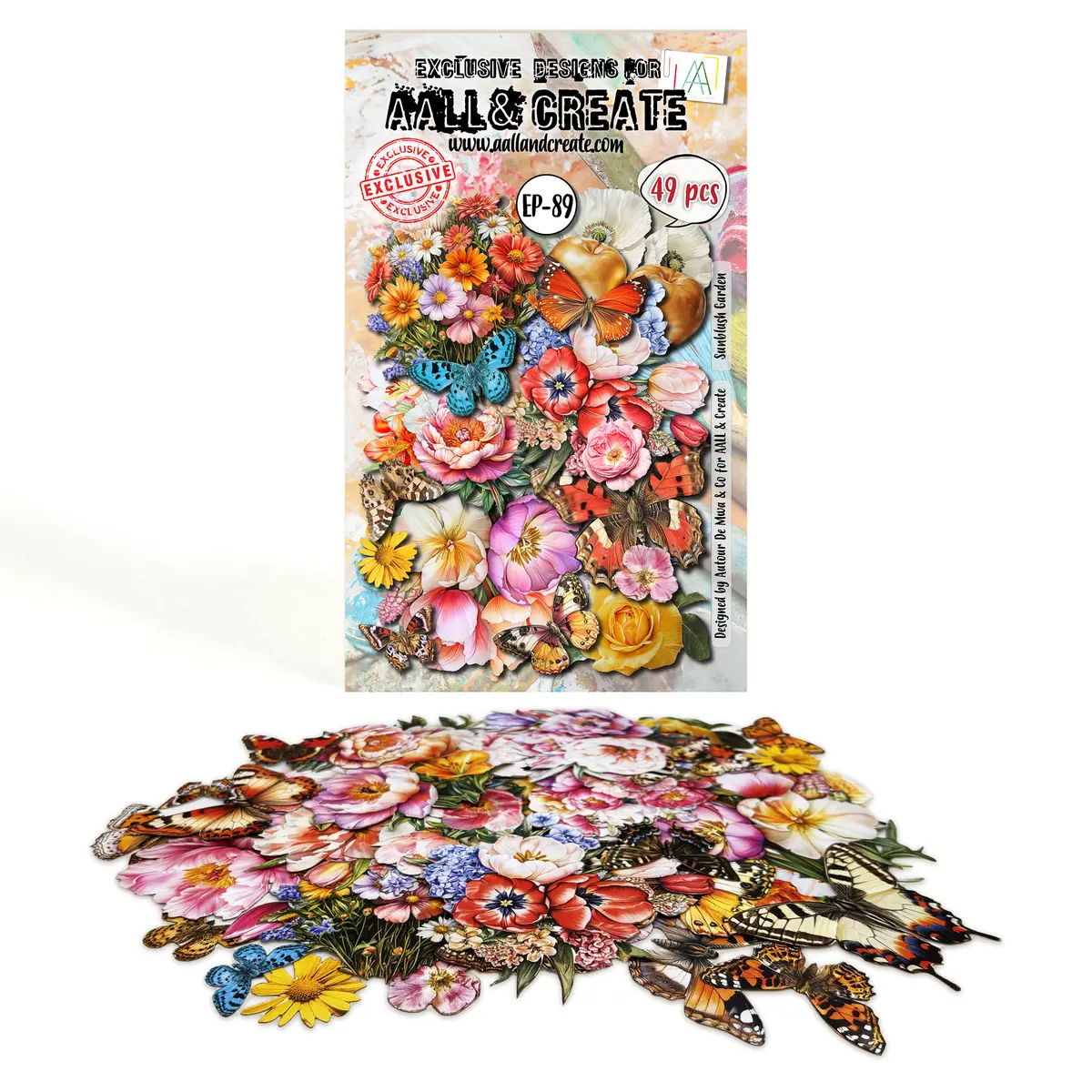 Aall And Create - A6 Ephemera Die-Cuts - Sunblush Garden 1