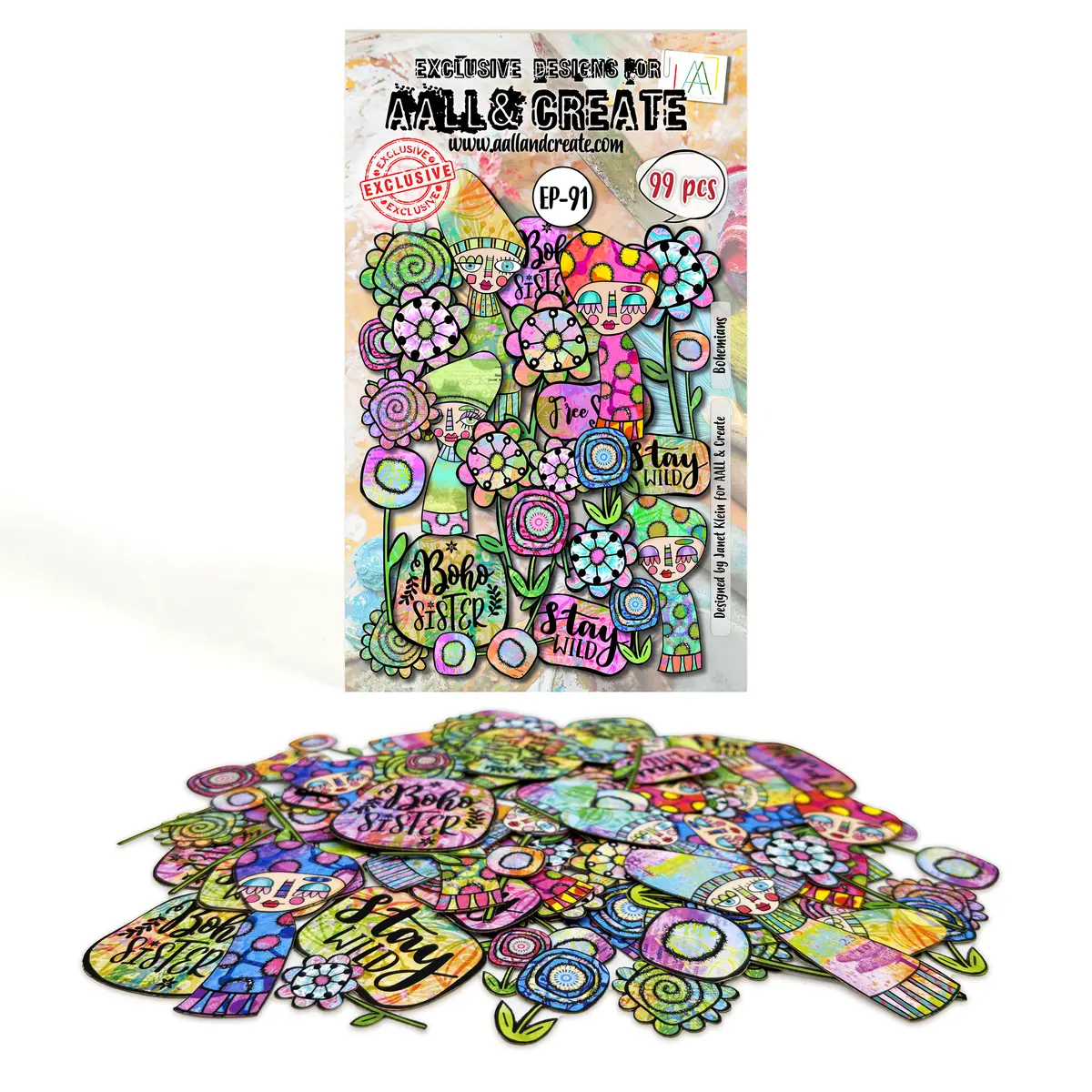 Aall And Create - Ephemera Die-Cuts - Bohemians 1