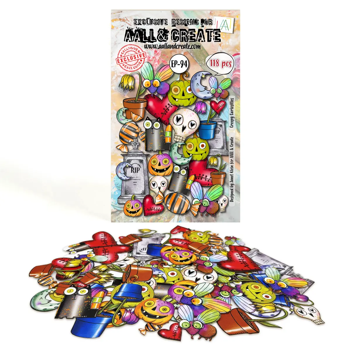 Aall And Create - Ephemera Die-Cuts - Creepy Curiosities 1
