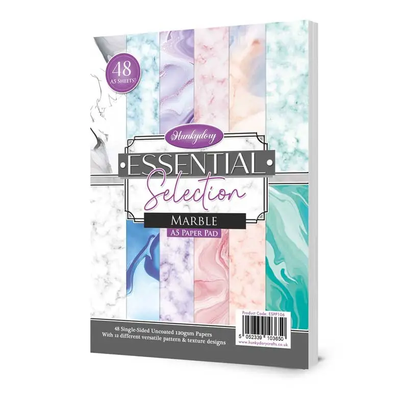 Hunkydory Essential Selection Paper Pad - Marble 1
