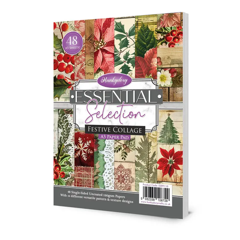 Hunkydory Essential Selection Paper Pad - Festive Collage 1