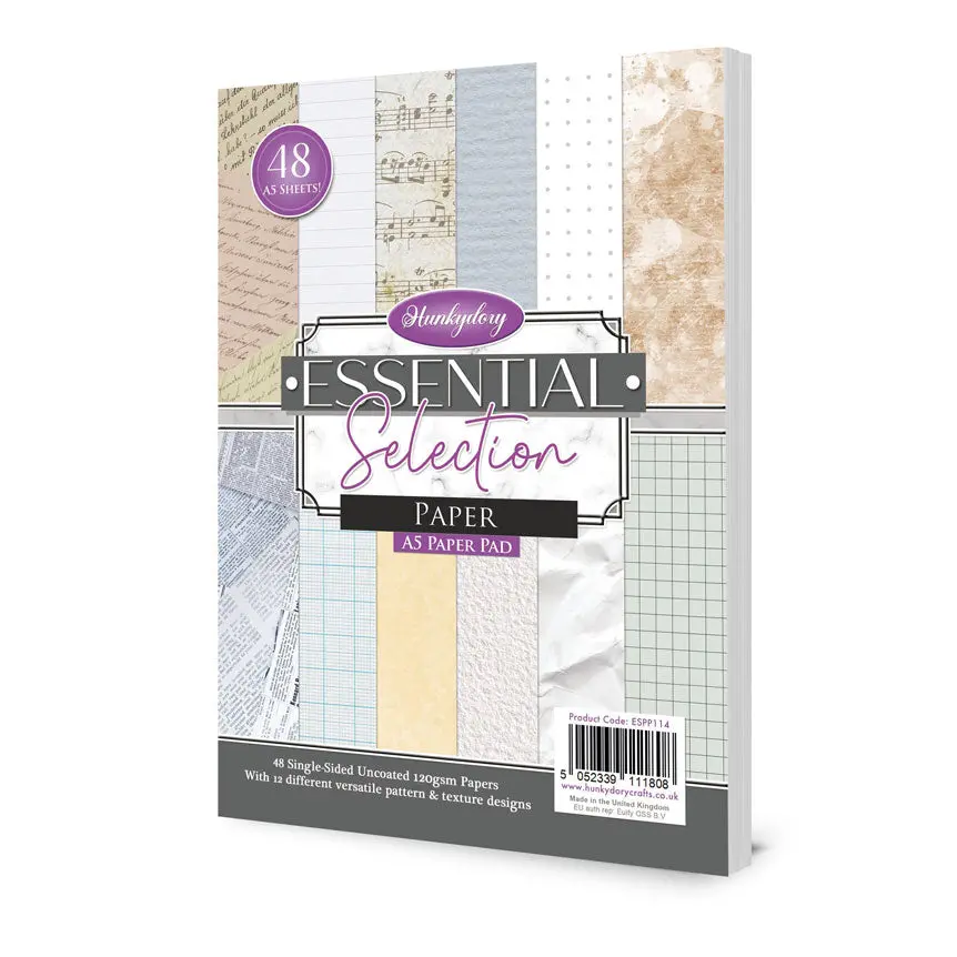Hunkydory Essential Selection Paper Pad - Paper 1