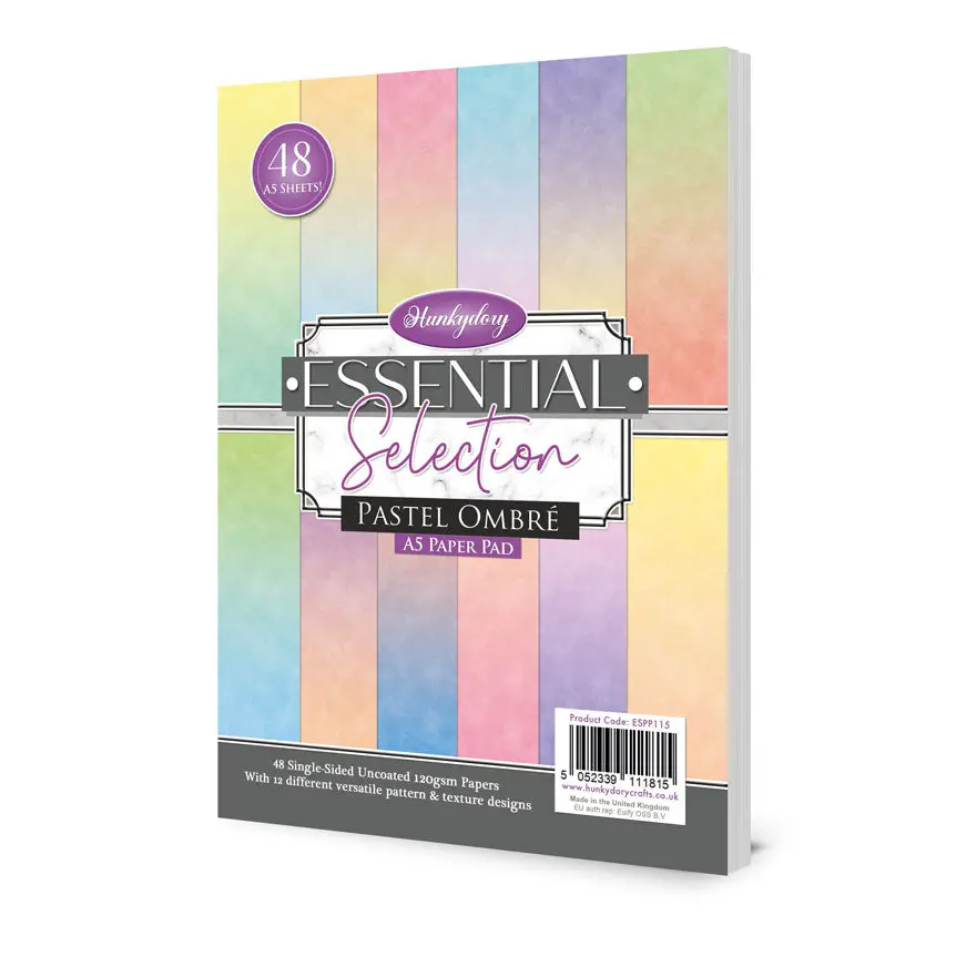 Hunkydory Essential Selection Paper Pad - Pastel Ombré 1