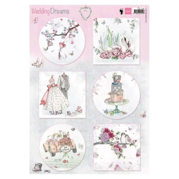 Marianne Design Cutting Sheet Wedding Dreams 1
