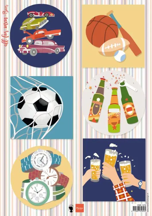 Cutting Sheet All For Men - Beer A4 1