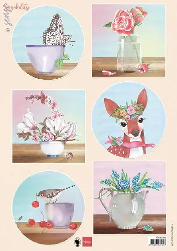 Sensibility Deer A4 Cutting Sheet 1