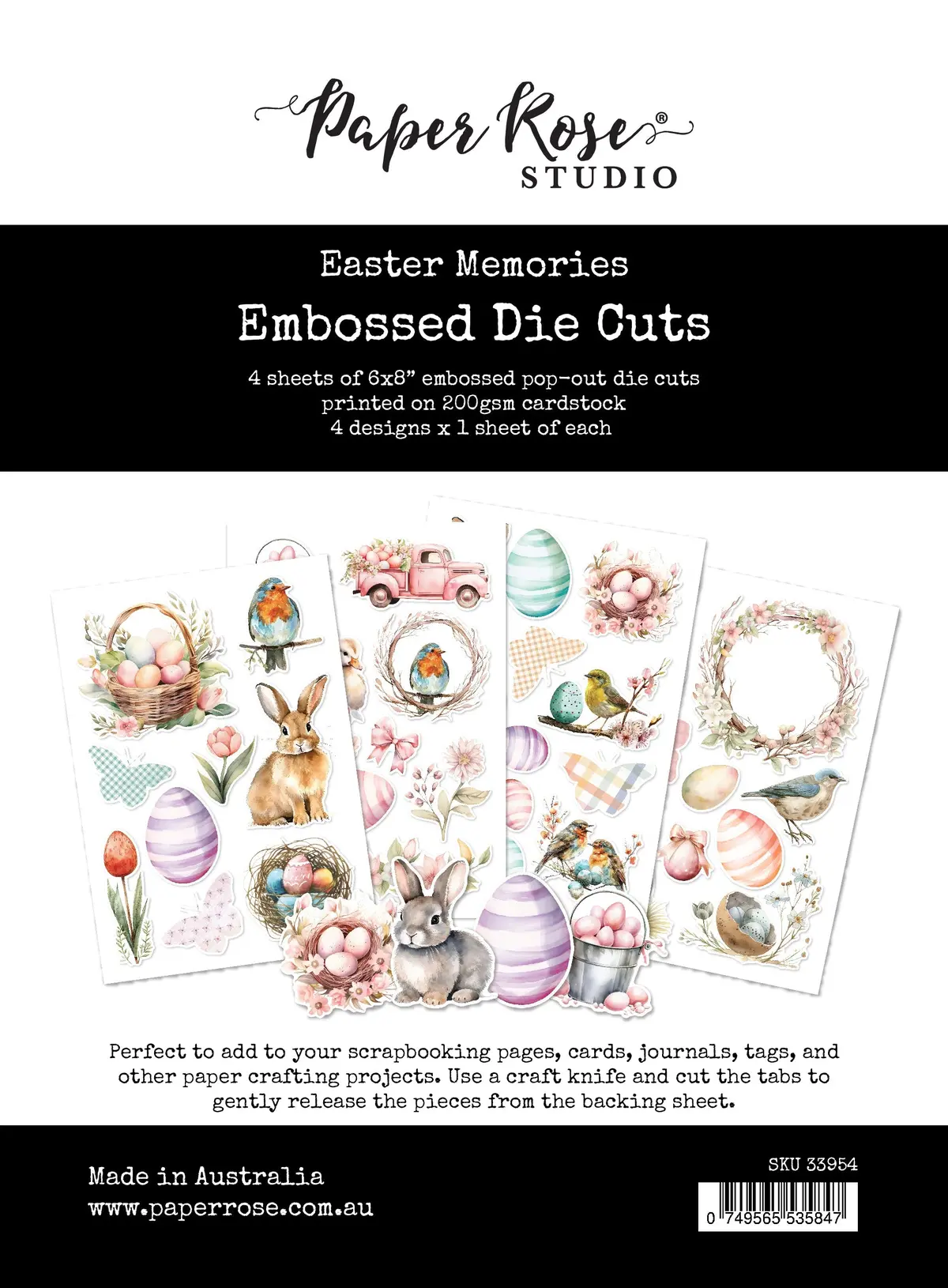 Easter Memories Embossed Die Cuts 33954 1