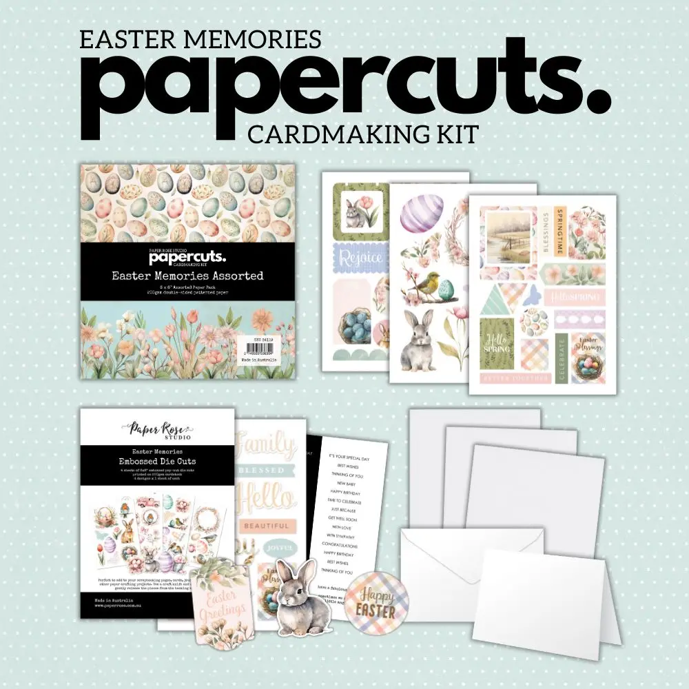 Easter Memories Papercuts Cardmaking Kit 34119 1