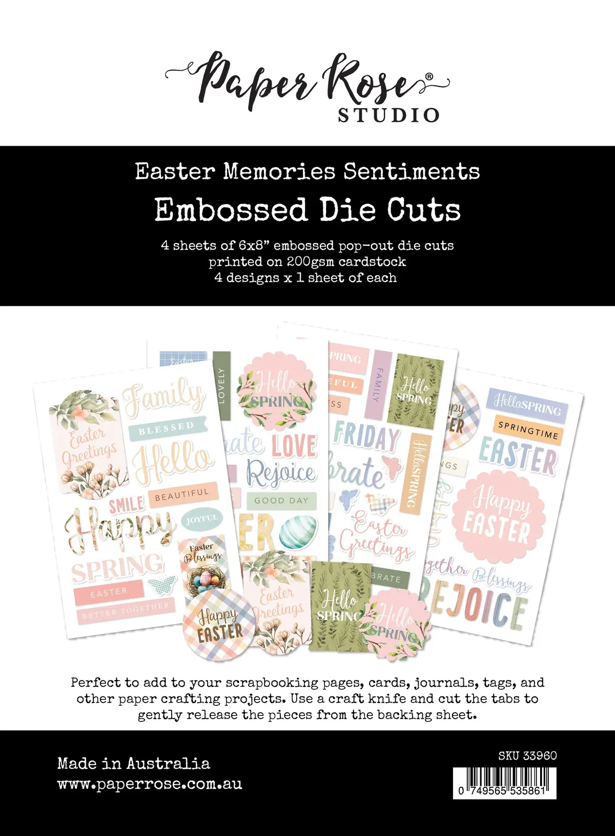 Easter Memories Sentiment Die Cuts 33960 1