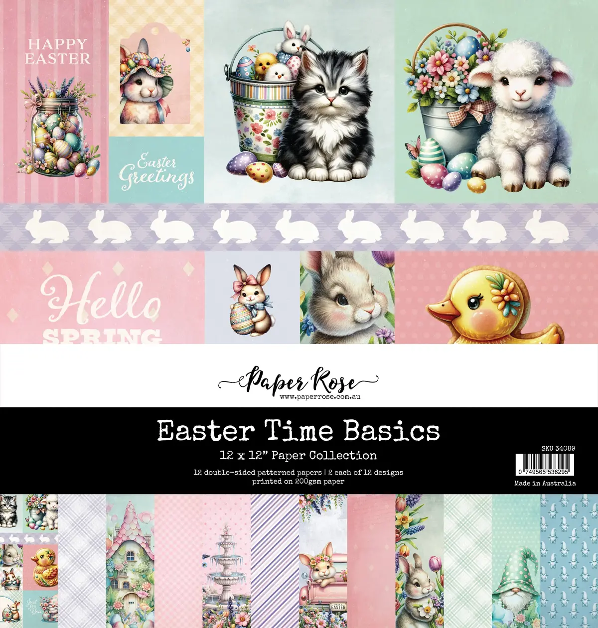 Easter Time Basics 12X12 Paper Collection 34089 1
