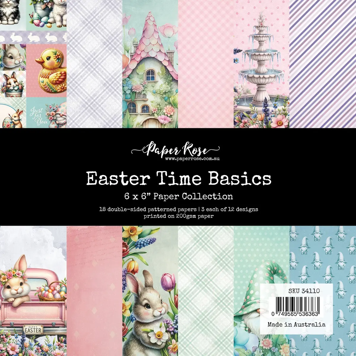 Easter Time Basics 6X6 Paper Collection 34110 1