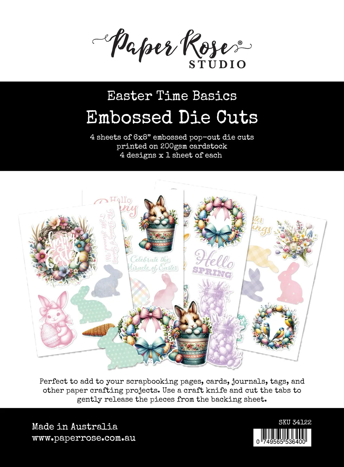 Easter Time Basics Embossed Die Cuts 34122 1