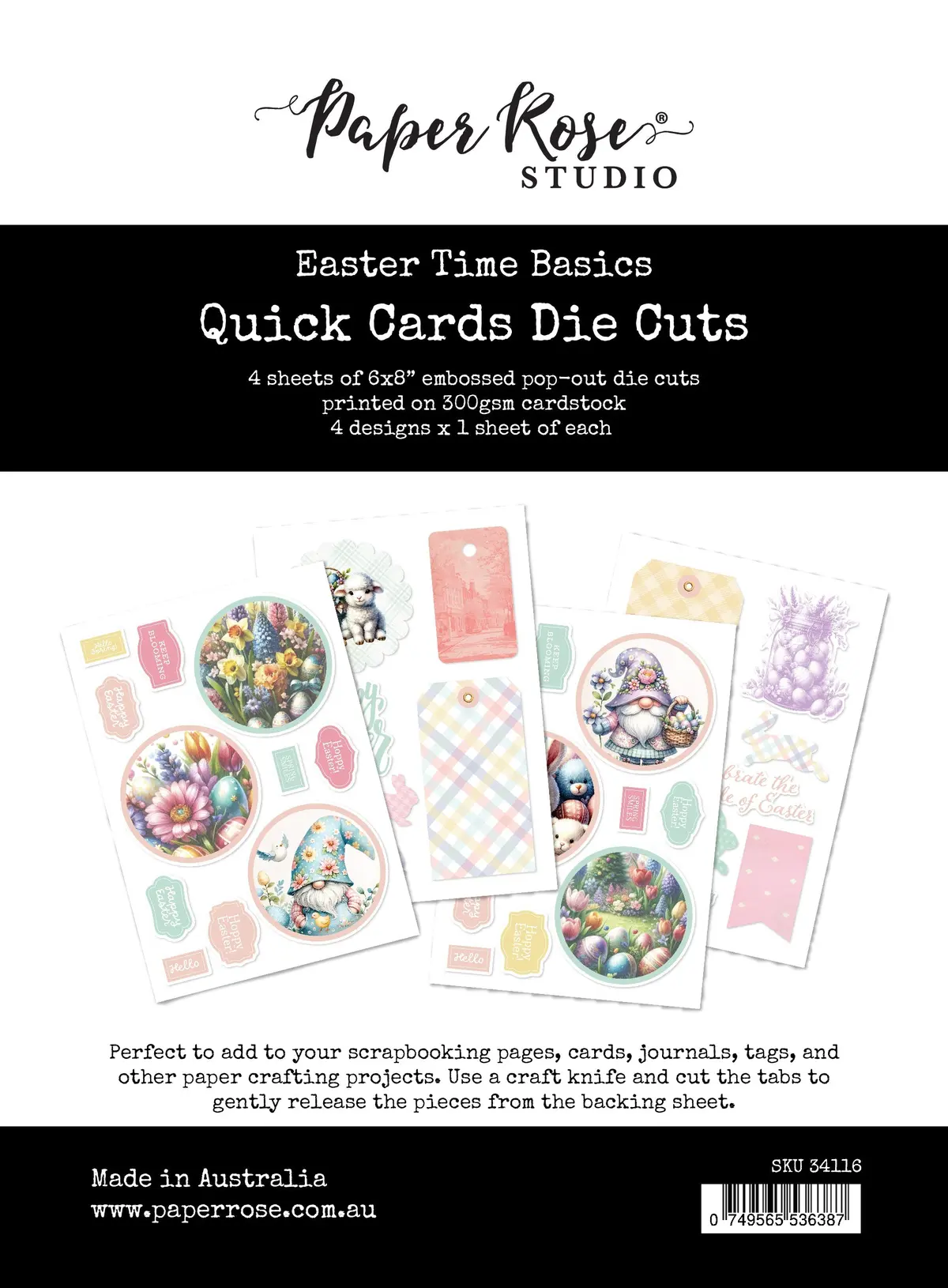 Easter Time Basics Quick Card Die Cuts 34116 1