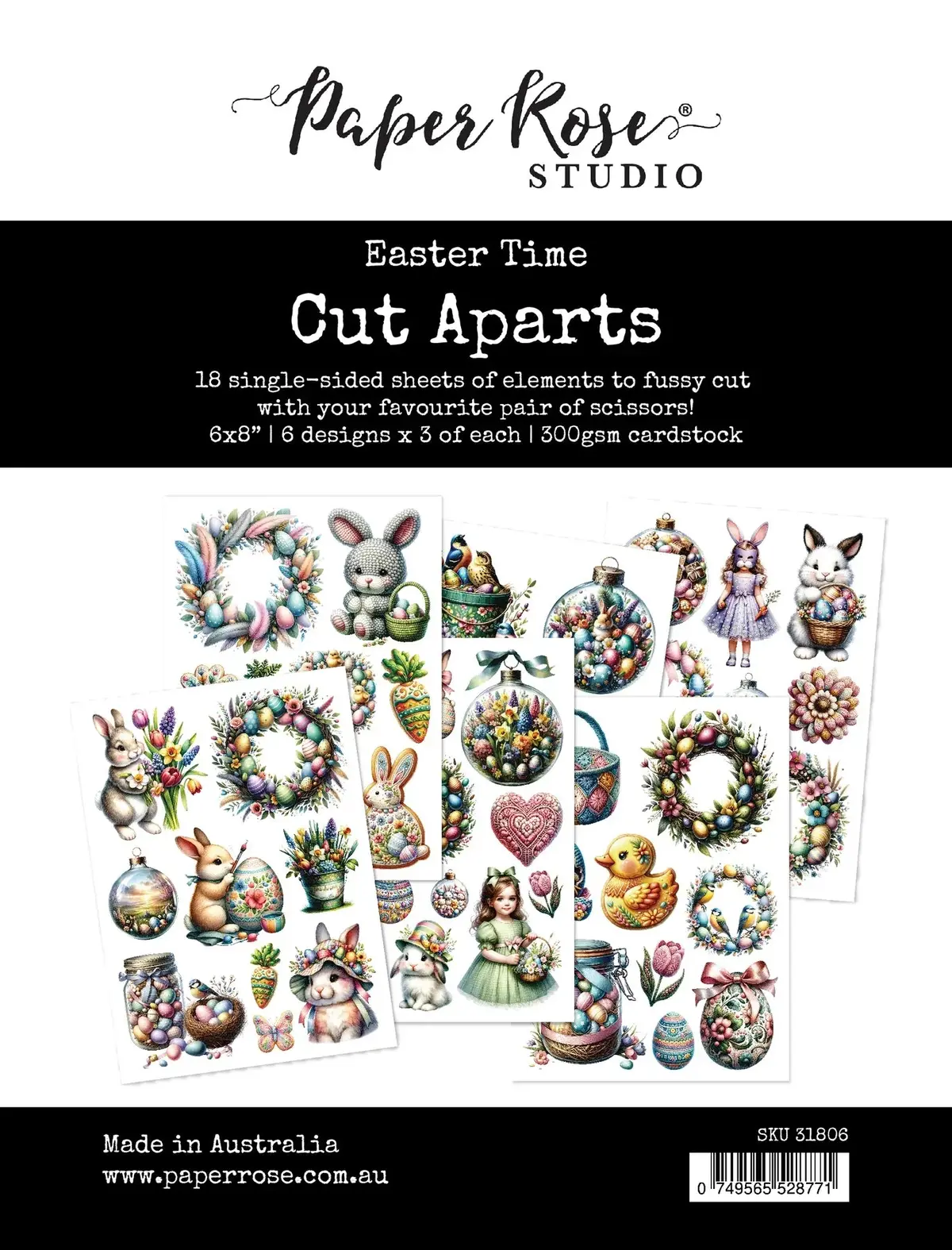 Easter Time Cut Aparts Paper Pack 31806 1