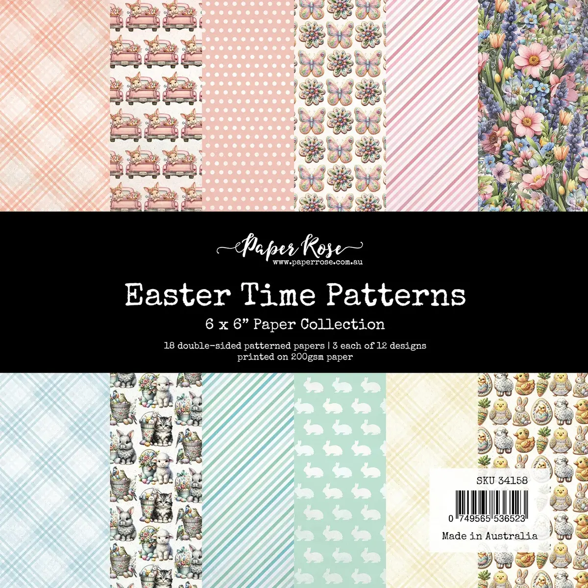 Easter Time Patterns 6X6 Paper Collection 34158 1