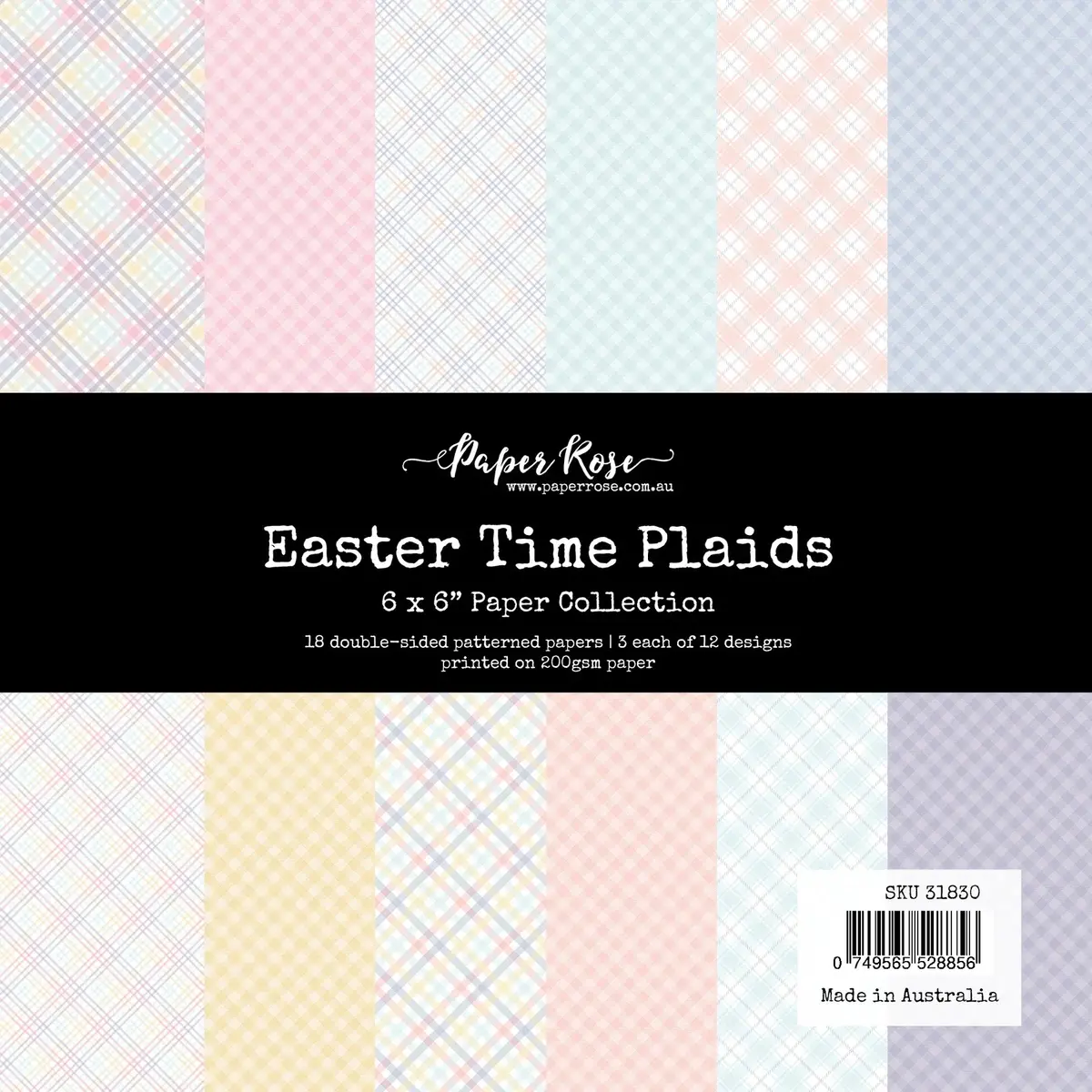 Easter Time Plaids 6X6 Paper Collection 31830 1