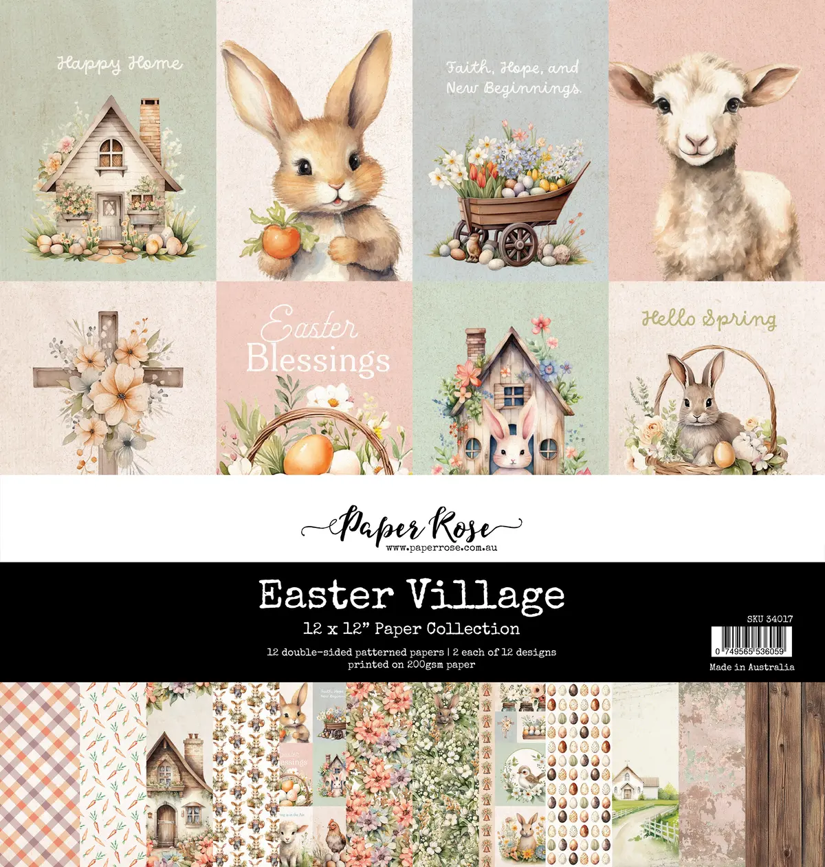 Easter Village 12 X 12 Paper Collection 34017 1