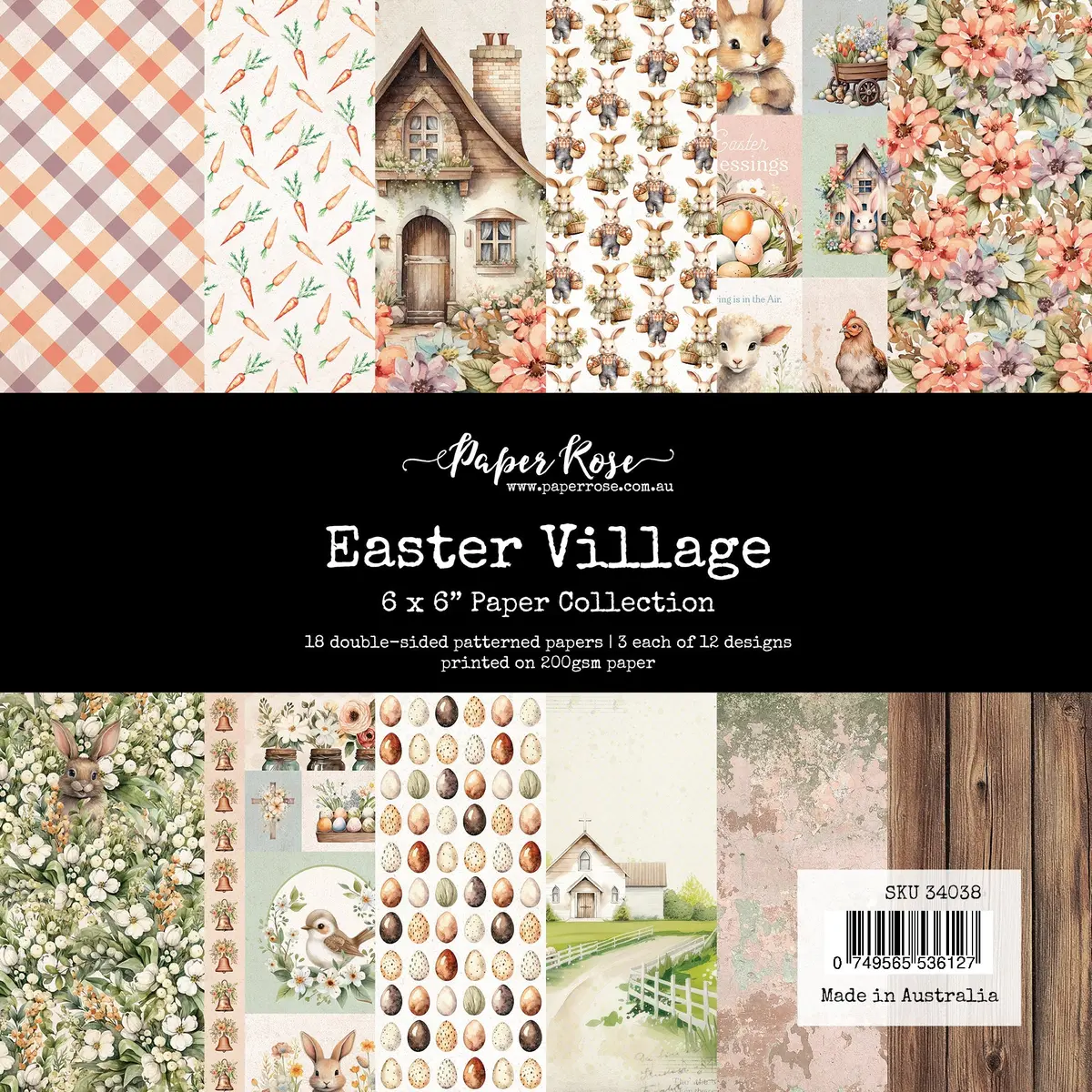 Easter Village 6 X 6 Paper Collection 34038 1