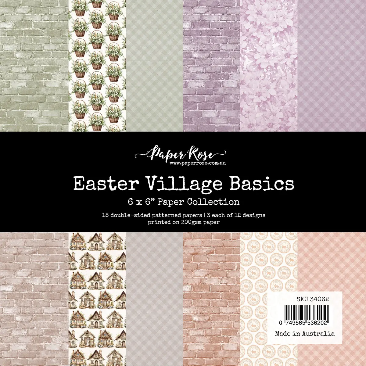Easter Village Basics 6 X 6 Paper Collection 34062 1
