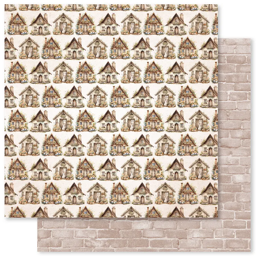 Easter Village Basics D 12 X 12 Paper (12 Pc Bulk Pack) 34053 1