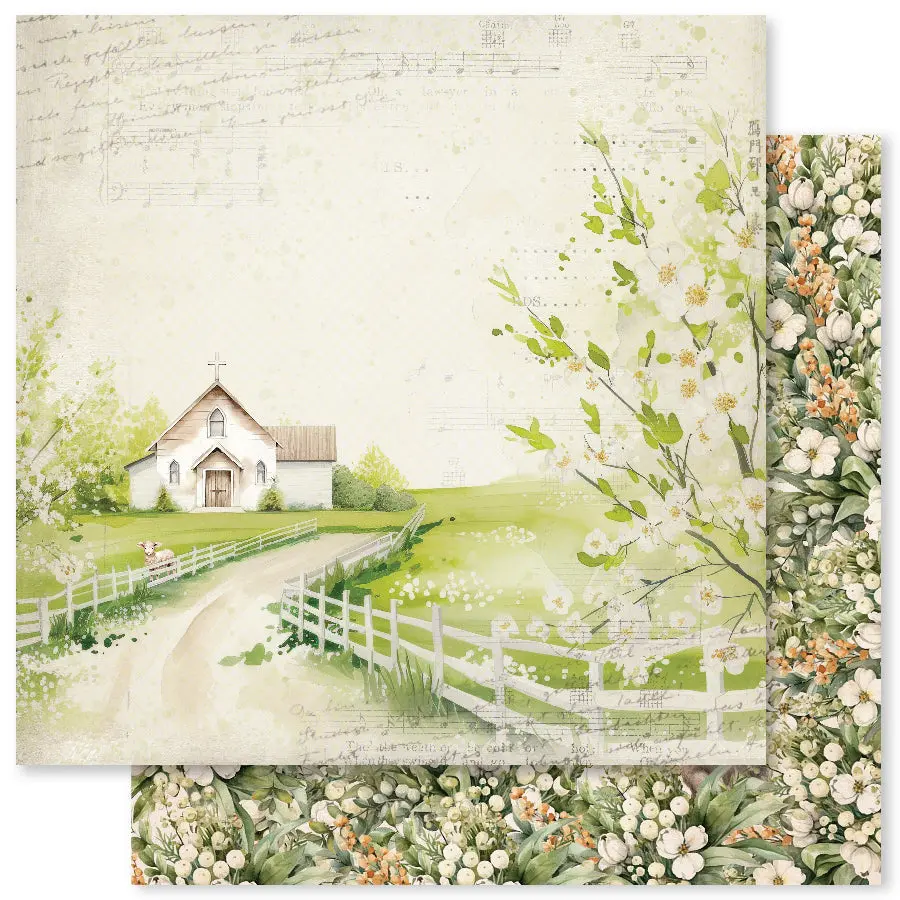 Easter Village E 12 X 12 Paper (12 Pc Bulk Pack) 34032 1