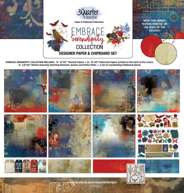 3Quarter Designs - Scrapbook Collection - Embrace Serendipity 1