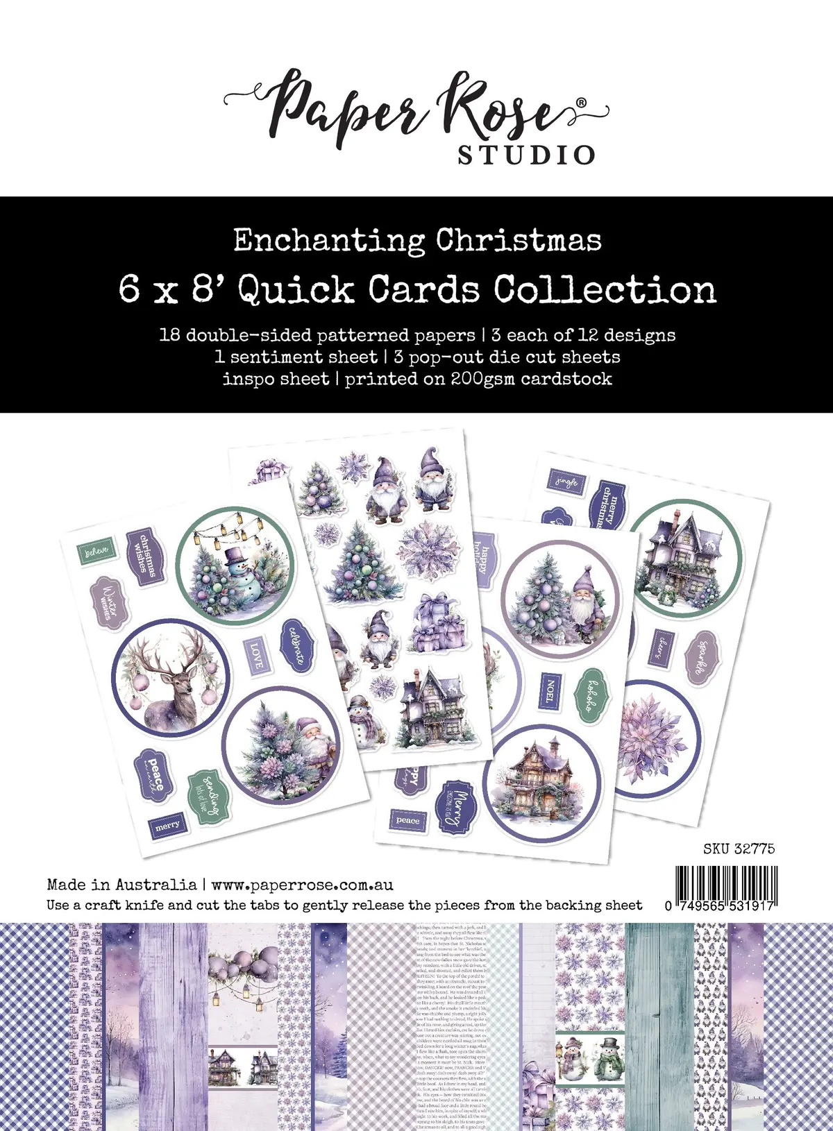 Enchanting Christmas 6X8" Quick Cards Collection 32775 1