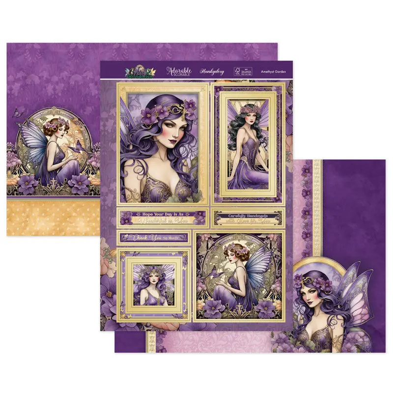 Amethyst Garden Luxury Topper Set 1