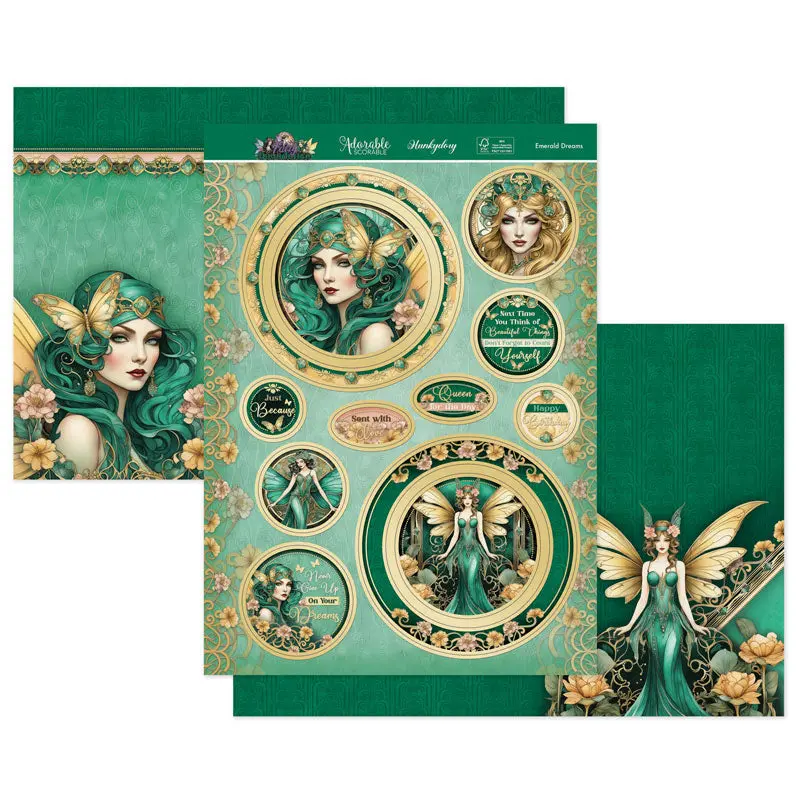 Emerald Dreams Luxury Topper Set 1