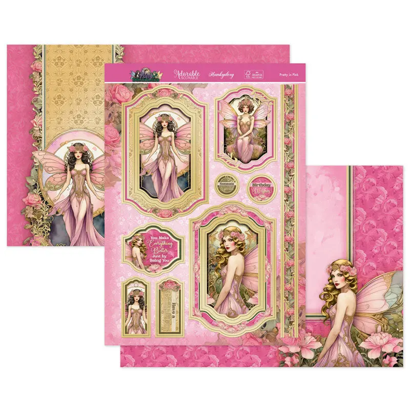 Pretty In Pink Luxury Topper Set 1