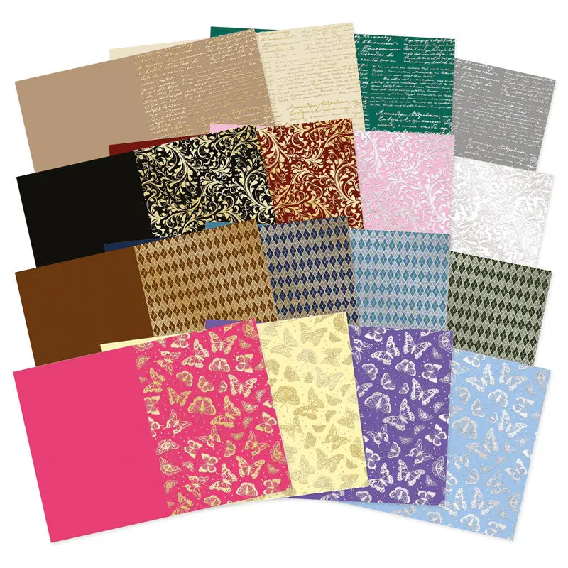Essential Foiled Card Blanks - A5 Selection 1