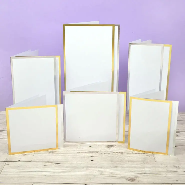 Foiled Edge Card Blanks & Envelopes Megabuy 1