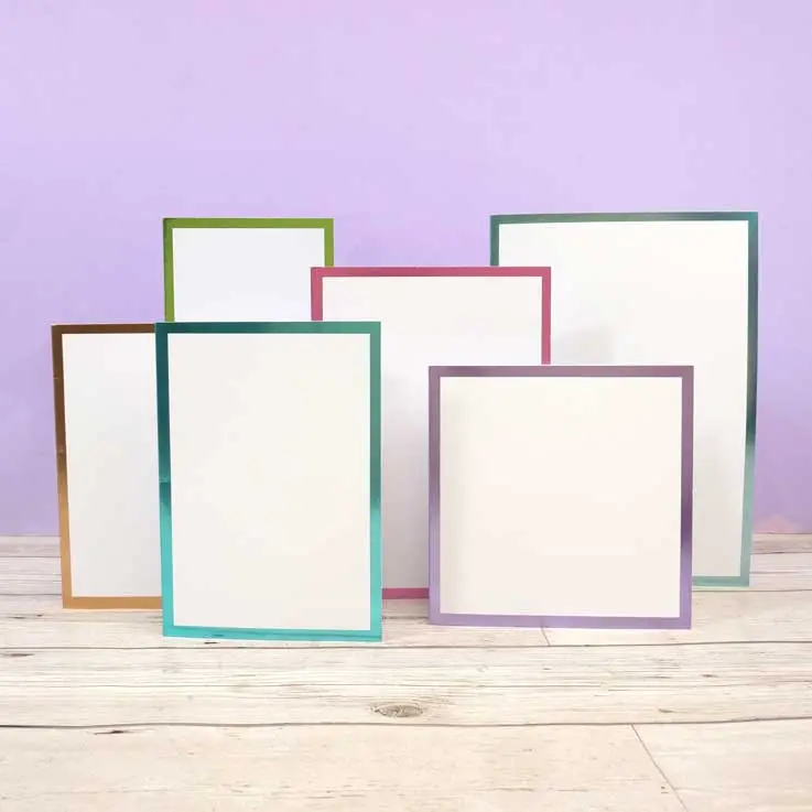 Foiled Edge Card Blanks & Envelopes Megabuy - Pastel Edition 1