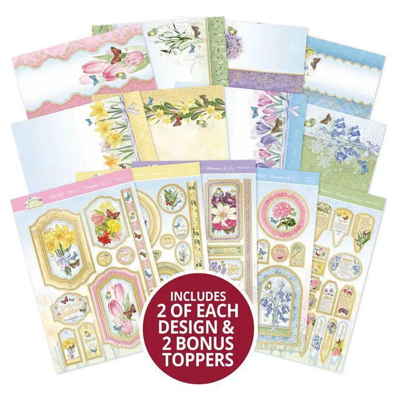Forever Florals - Spring Melody Luxury Topper Collection With 2 X Bonus Toppers 1