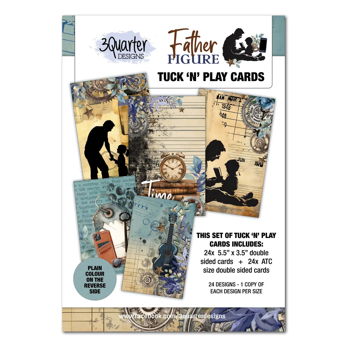 3Quarter Designs Father Figure - Tuck N Play Cards 1