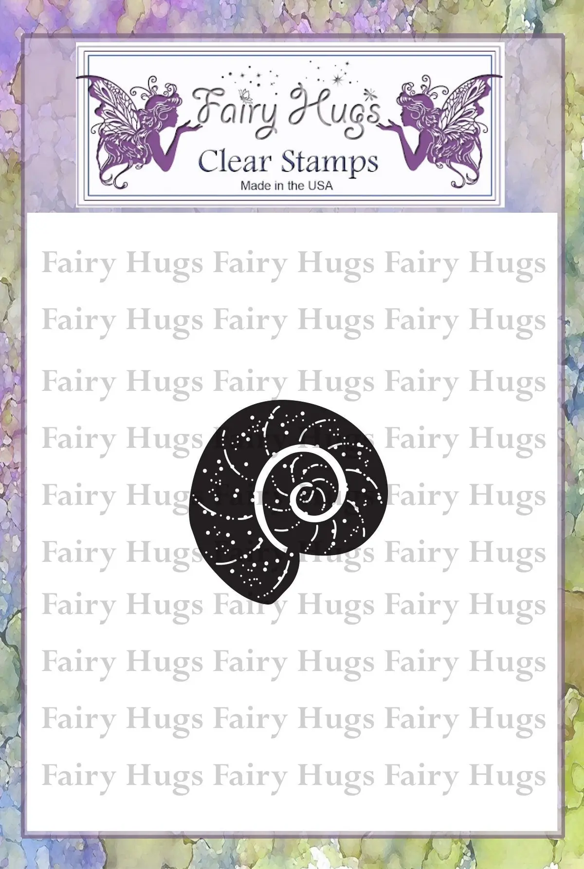 Fairy Hugs Stamps - Mini Nautilus Shell 1