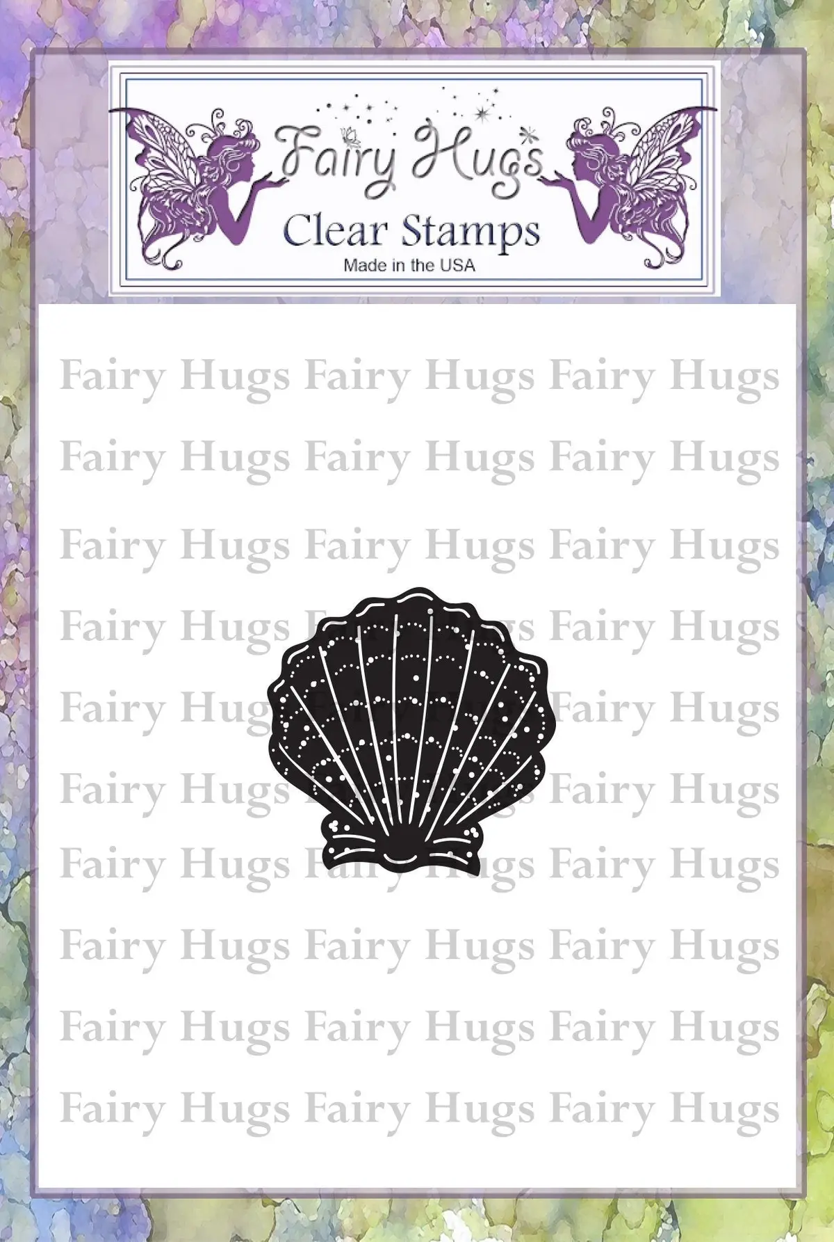 Fairy Hugs Stamps - Mini Scallop Shell 1
