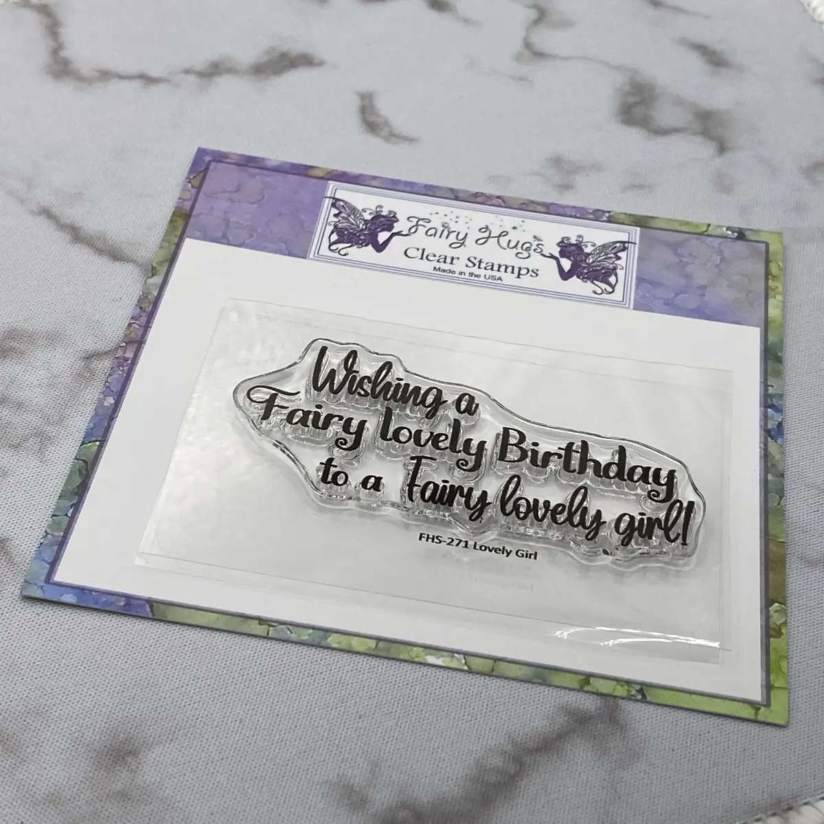 Fairy Hugs Stamps - Lovely Girl 1